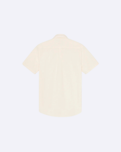 Konrad Cotton Linen SS Shirt Eggnog White