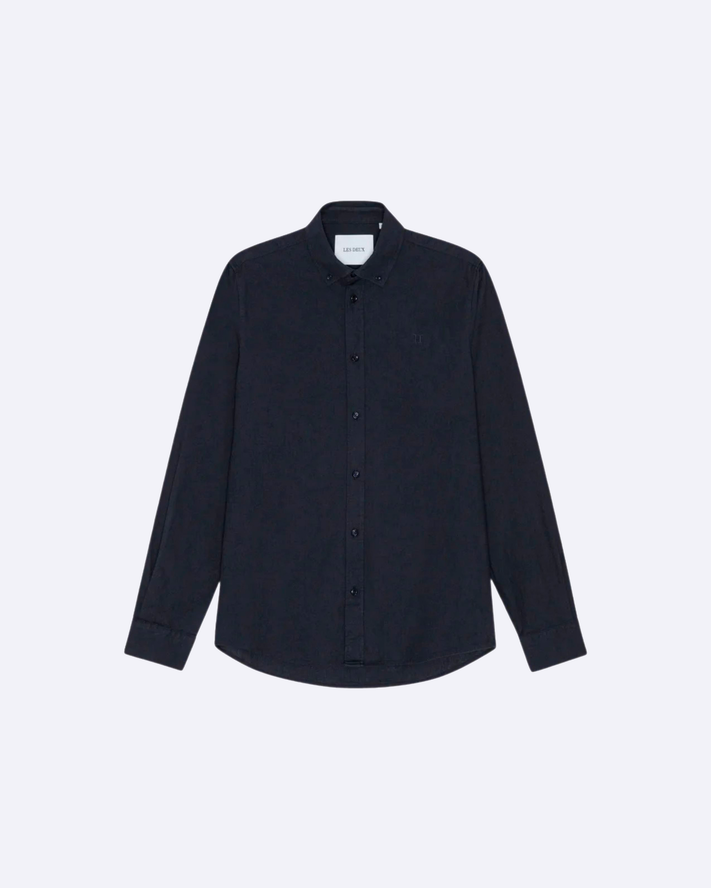 Konrad Cotton Linen Shirt Dark Navy