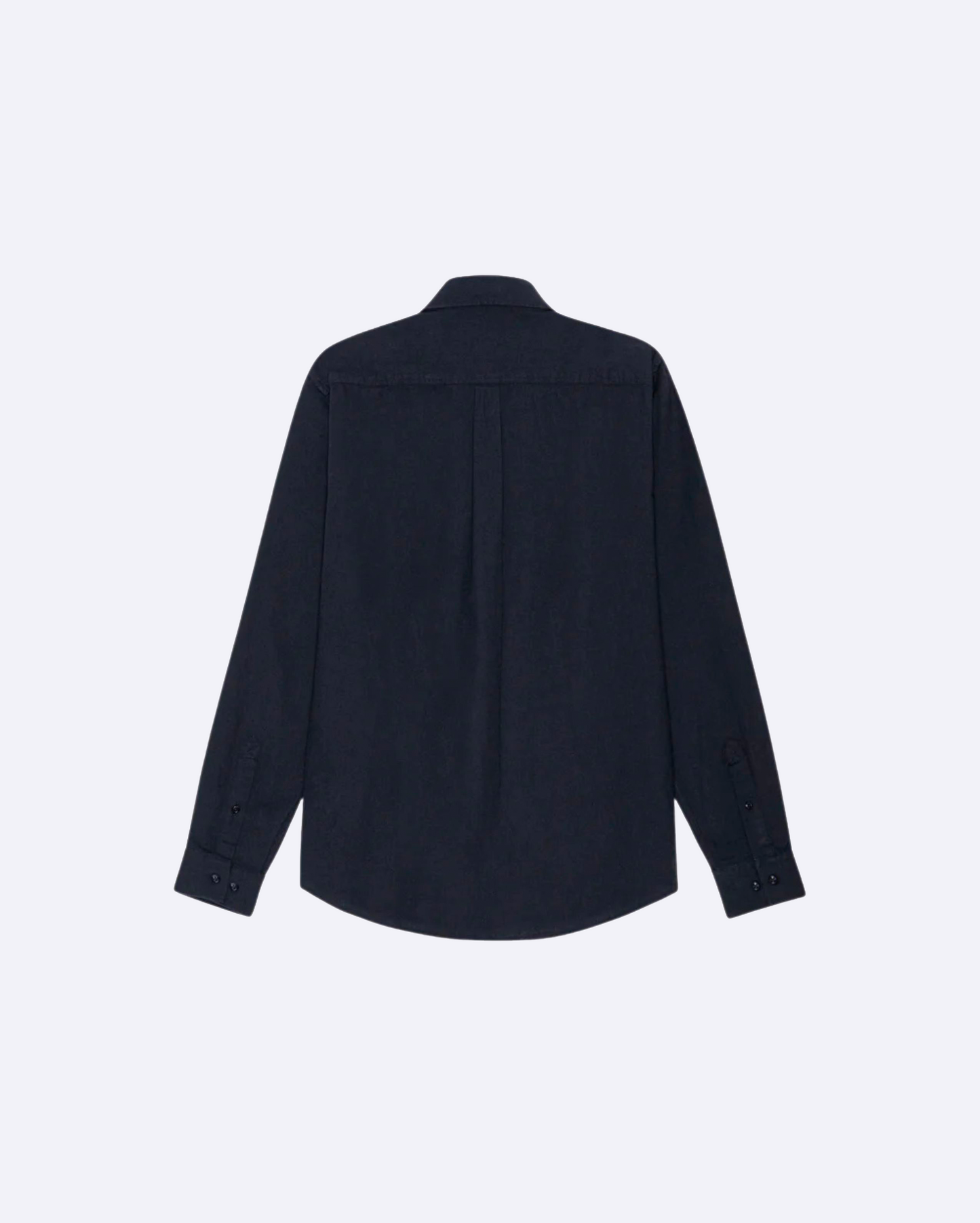Konrad Cotton Linen Shirt Dark Navy
