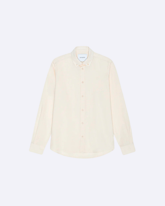 Konrad Cotton Linen Shirt Eggnog White