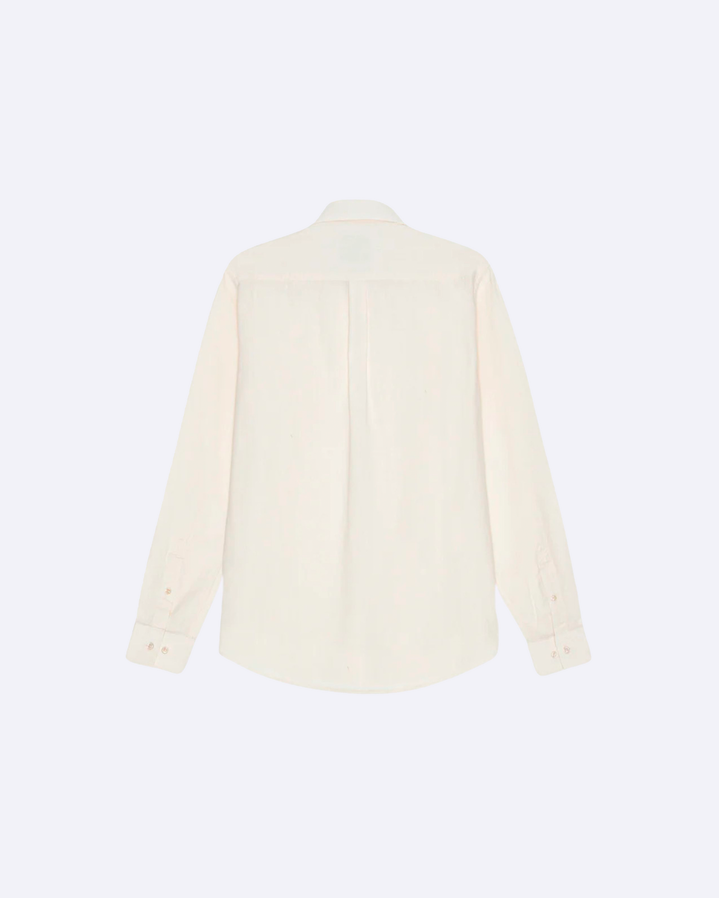 Konrad Cotton Linen Shirt Eggnog White