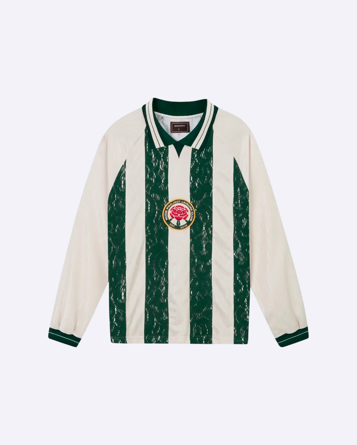 Lace Football Long Sleeve Green