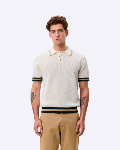 Lace Knitted Polo