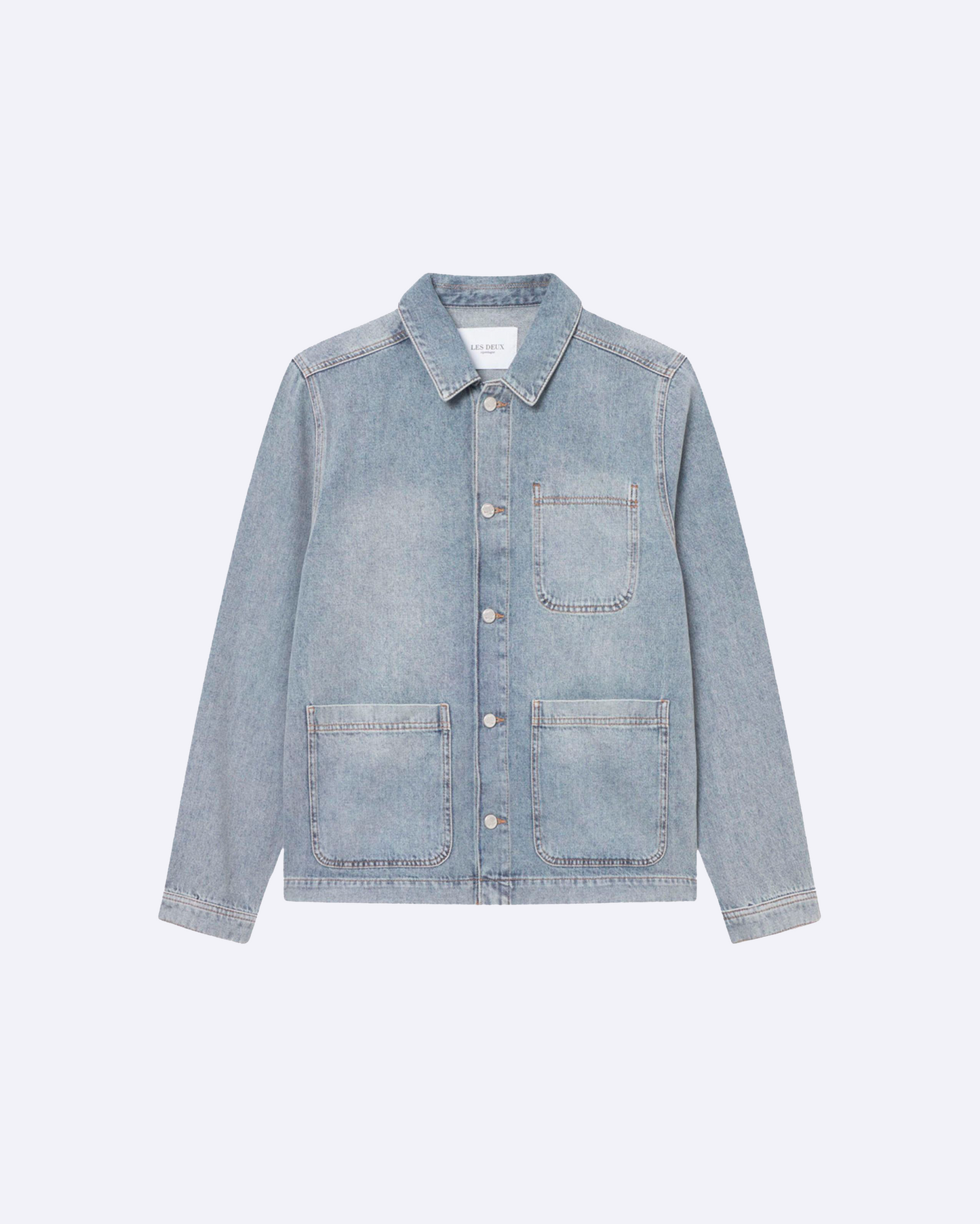 Layton Washed Denim Overshirt