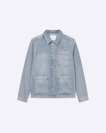 Layton Washed Denim Overshirt