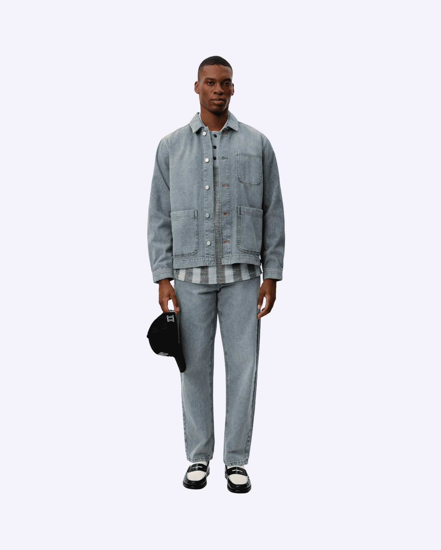 Layton Washed Denim Overshirt