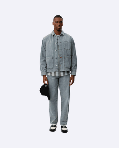 Layton Washed Denim Overshirt