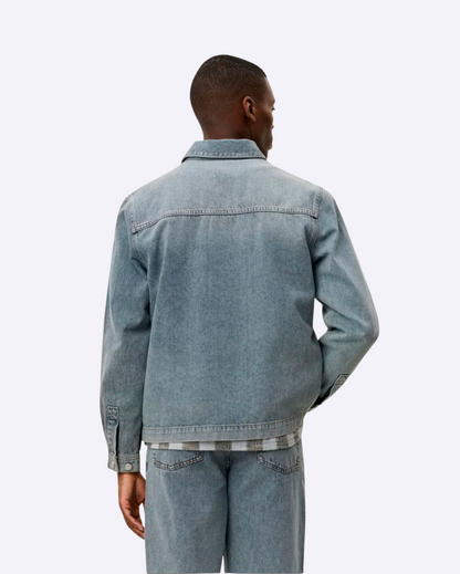 Layton Washed Denim Overshirt