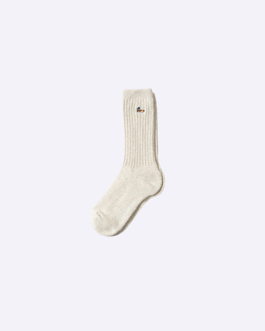 Duck Socks Plain Light Grey