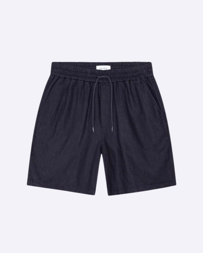 Otto Linen Shorts Dark Navy