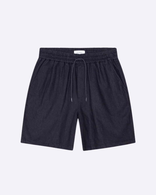 Otto Linen Shorts Dark Navy