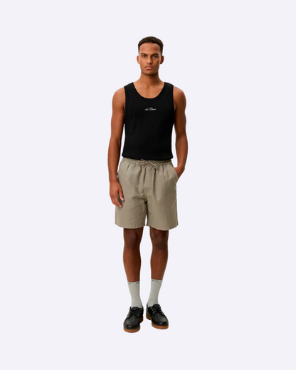 Otto Linen Shorts Laurel Oak Sand