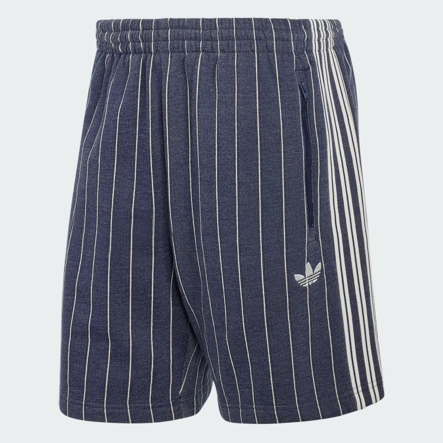 Pinstripes Shorts - Night Indigo