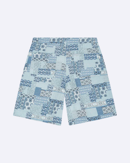 Patchwork Jacquard Shorts