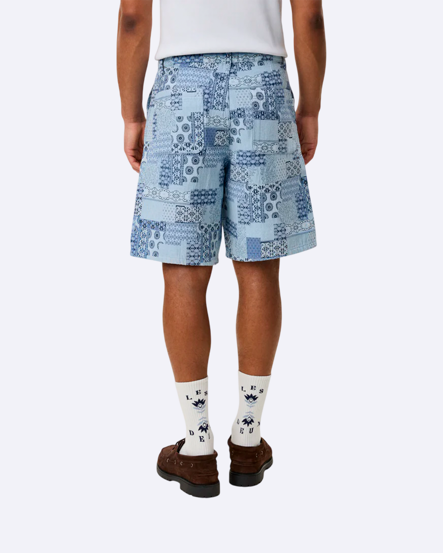 Patchwork Jacquard Shorts