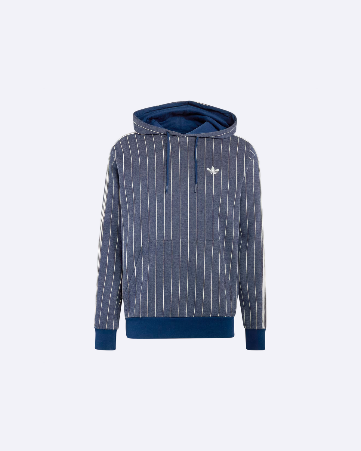 Pinstripe Hoodie Night Indigo