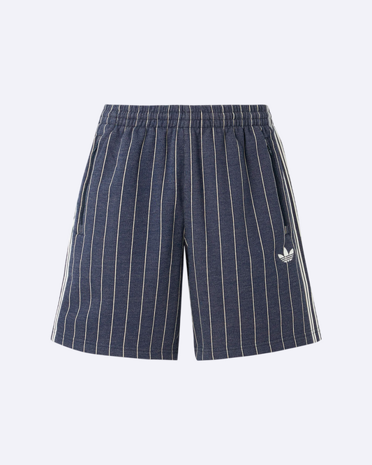 Pinstripes Shorts - Night Indigo