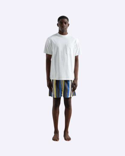 Watercolor Stripe Plain Mustard