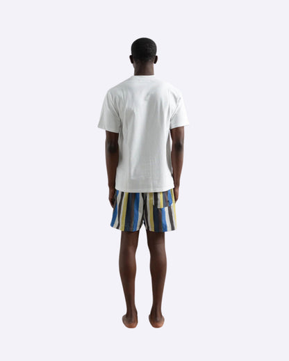 Watercolor Stripe Plain Mustard