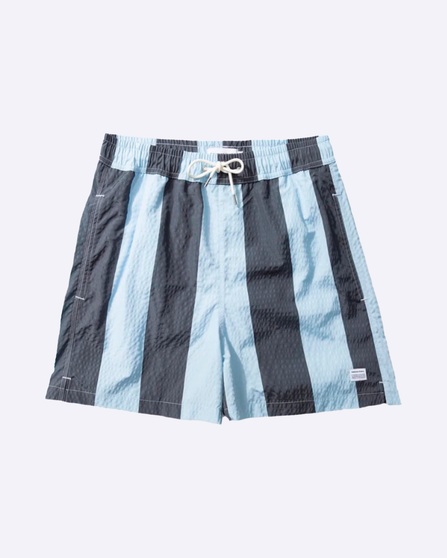 Seersucker Blue Stripes Swimshorts