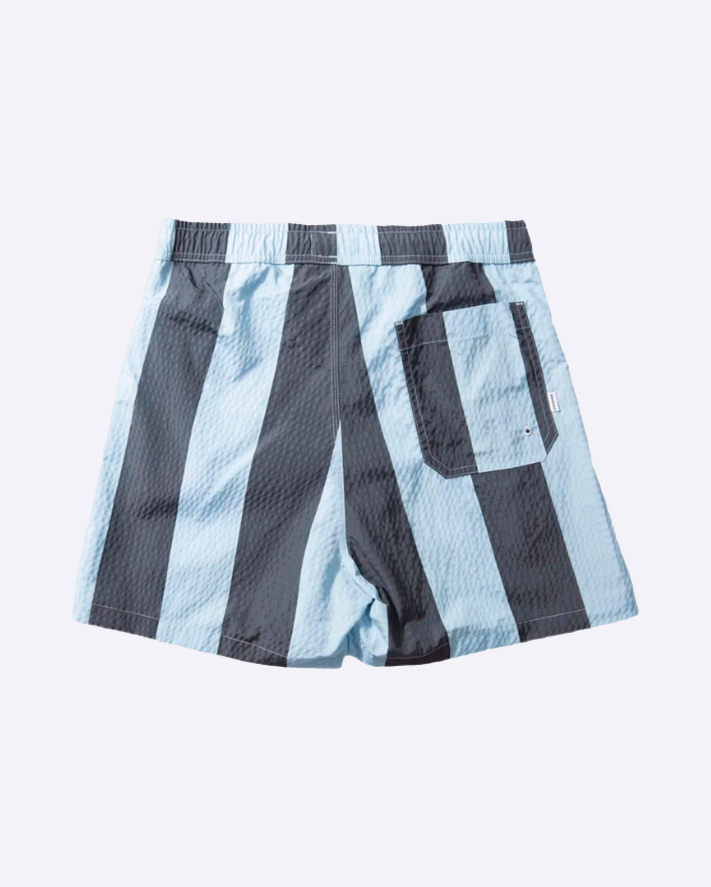 Seersucker Blue Stripes Swimshorts