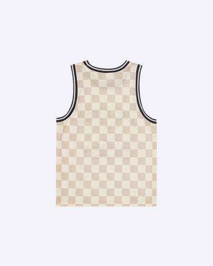 Silas Mesh Tank Top Light Sand