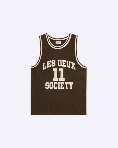 Silas Mesh Tank Top Turkish Coffee Brown