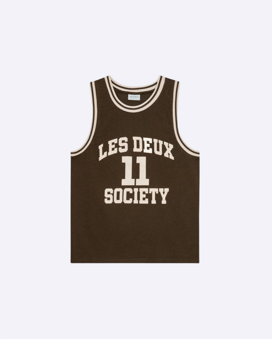 Silas Mesh Tank Top Turkish Coffee Brown