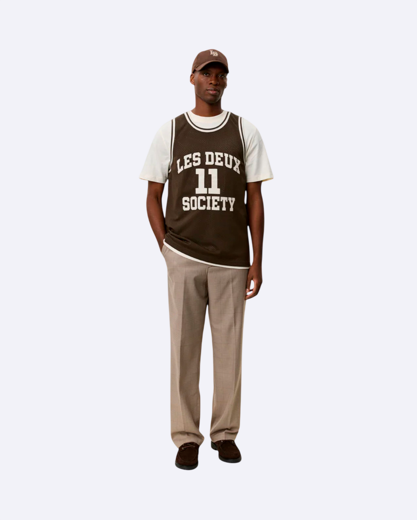Silas Mesh Tank Top Turkish Coffee Brown