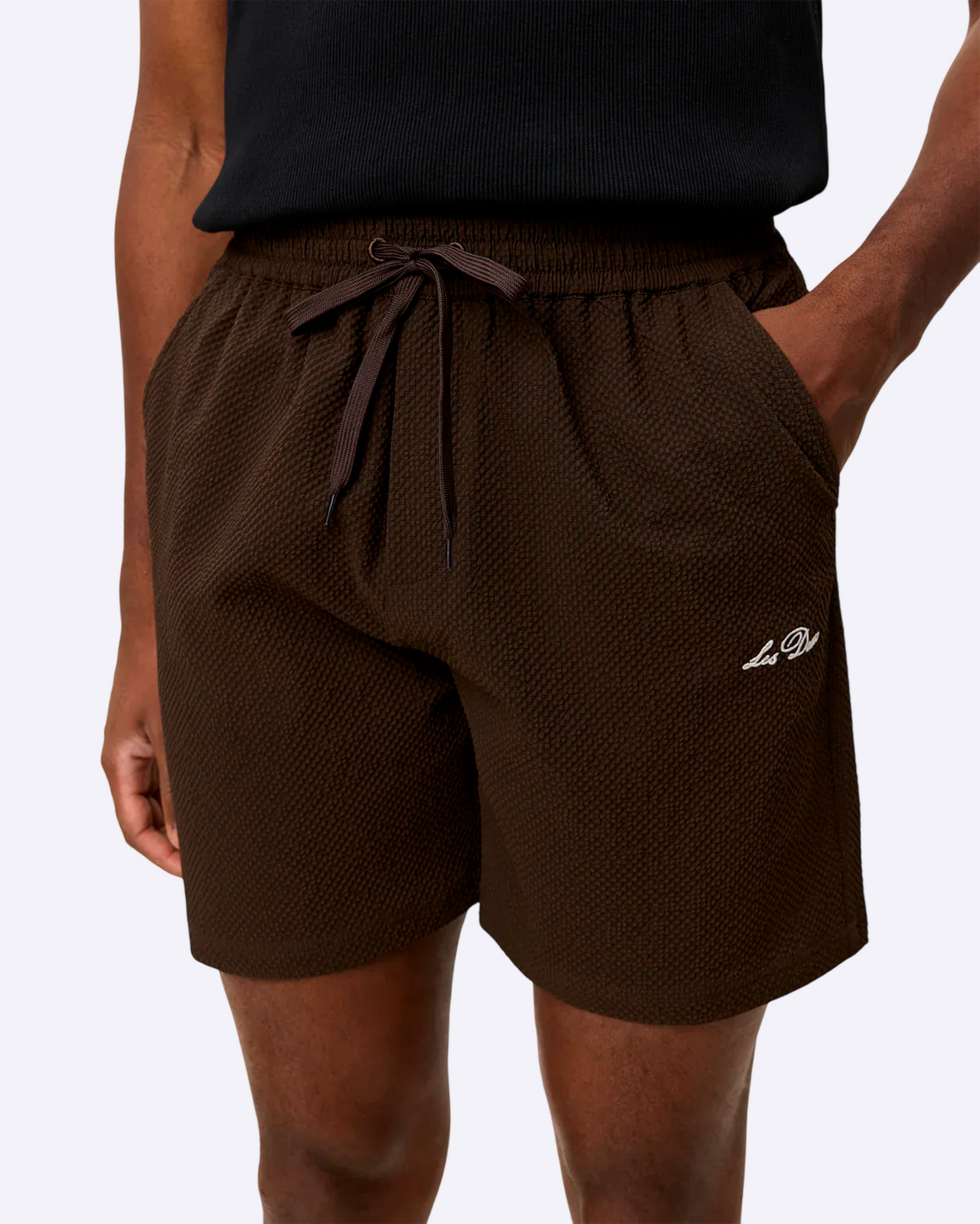 Stan Seersucker Swim Shorts