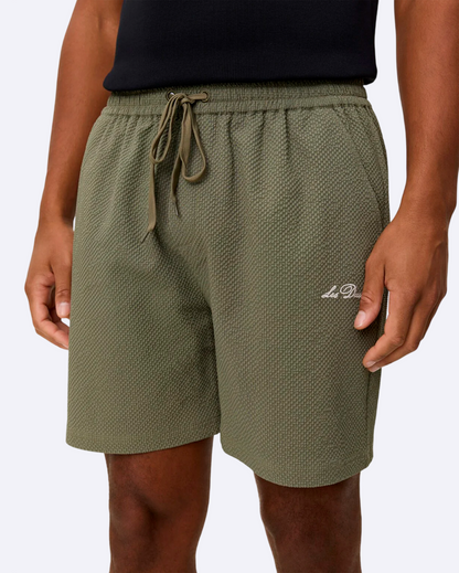 Stan Seersucker Swim Shorts