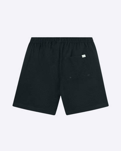 Stan Seersucker Swimshorts Dark Navy