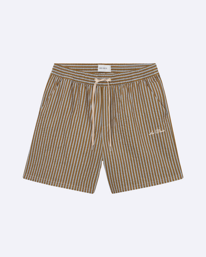 Stan Stripe Seersucker Swimshorts