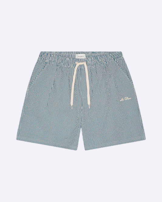 Stripe Seersucker Swim Short
