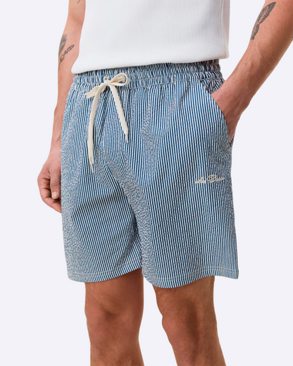 Stripe Seersucker Swim Short