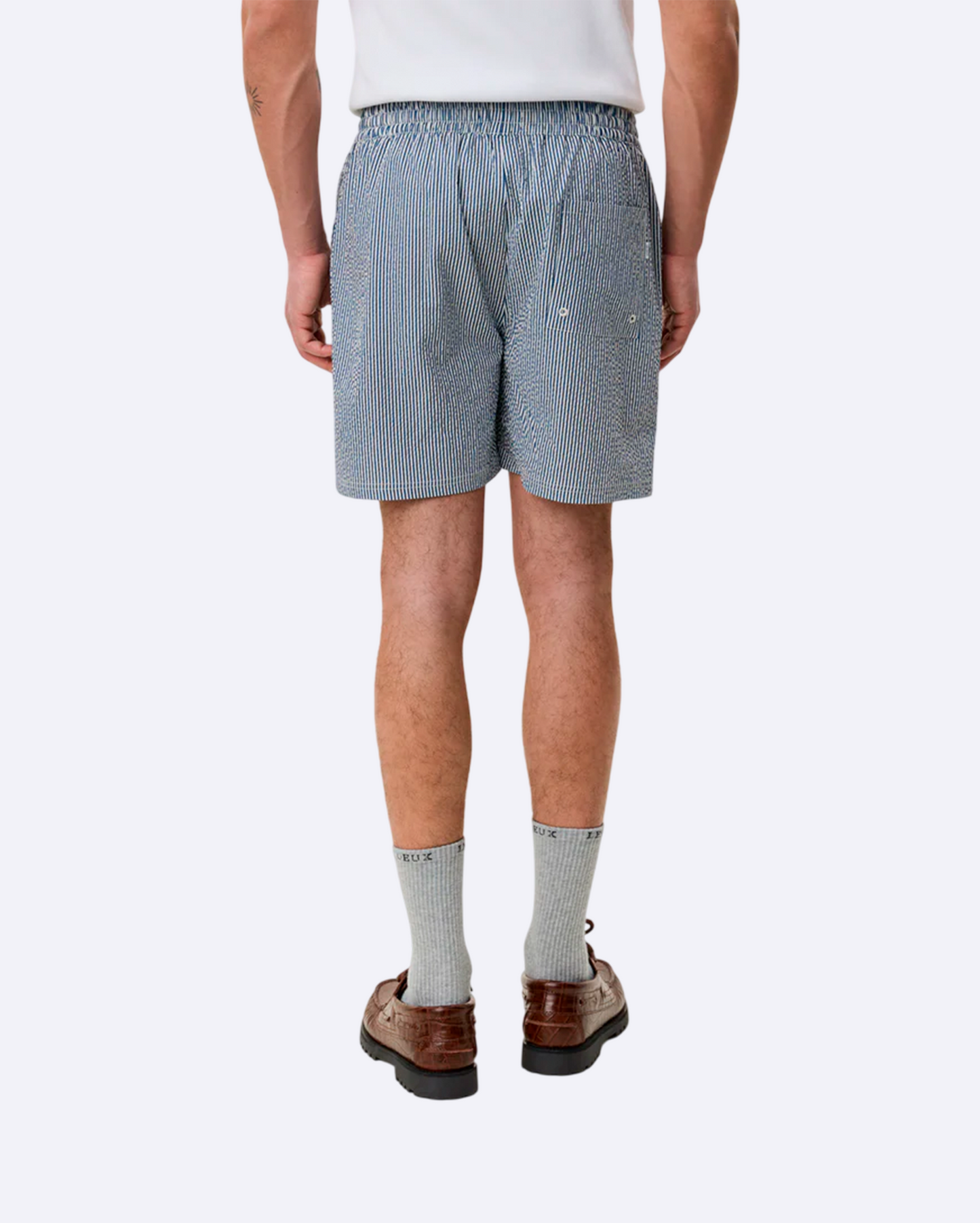 Stripe Seersucker Swim Short