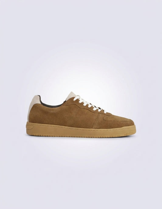 Suede Sneaker - Bone Brown