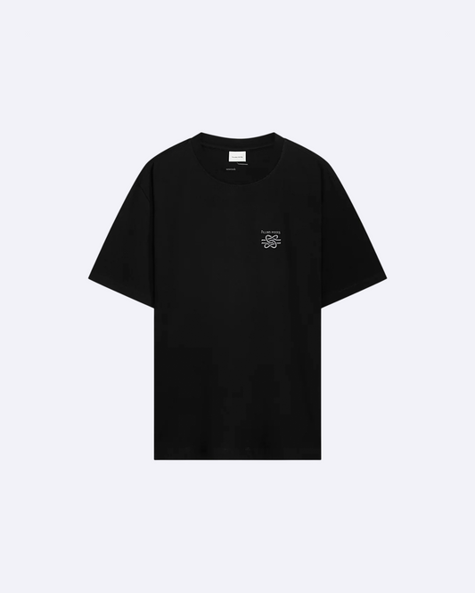 T-Shirt Embroidered Black