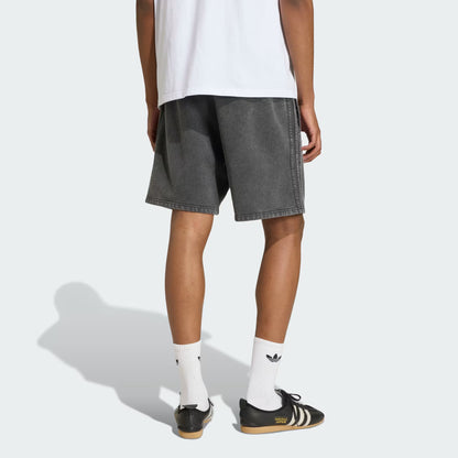 Trefoil Essentials Washed 7-inch Fleece Short - Black