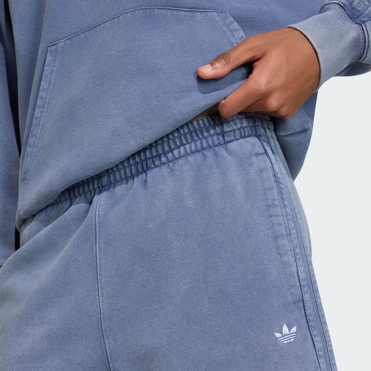Trefoil Essentials Washed 7-inch Fleece Short - Dark Navy
