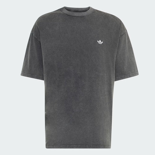 Trefoil Essentials Washed Loose Tee - Black