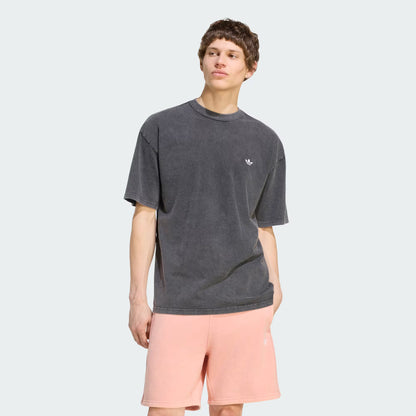 Trefoil Essentials Washed Loose Tee - Black