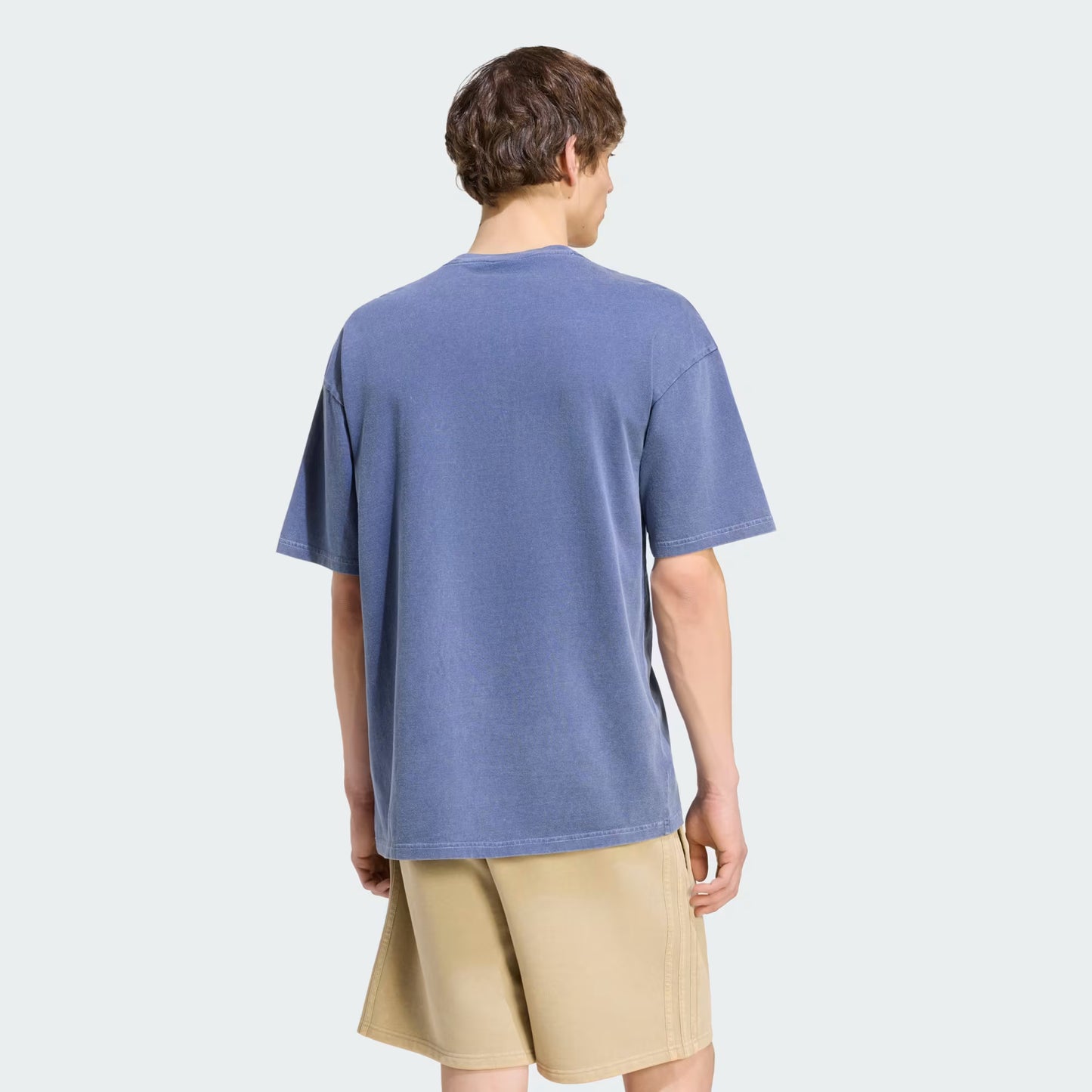 Trefoil Essentials Washed Loose Tee -  Dark Blue