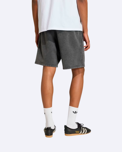 Trefoil Essentials Washed 7-inch Fleece Short - Black