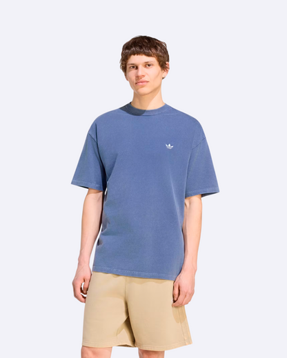 Trefoil Essentials Washed Loose Tee -  Dark Blue