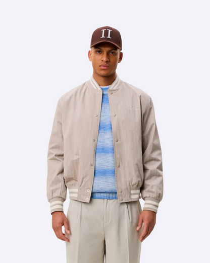 Varsity Tech Pinstripe Jacket
