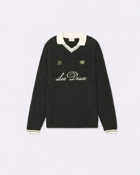 Waffle LS Football Jersey - Rosin Green