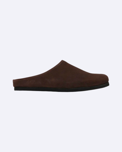 Wilmott Suede Sandal Slate Brown
