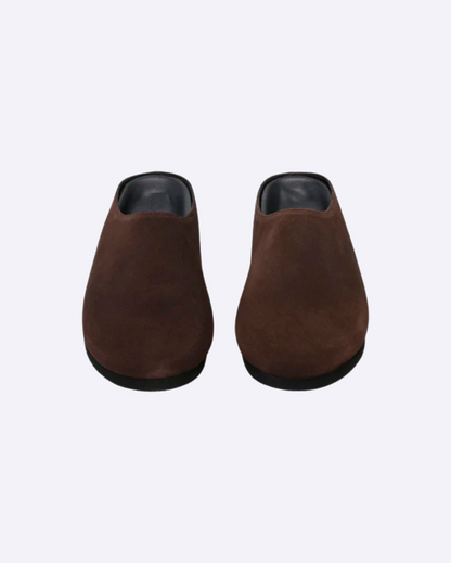 Wilmott Suede Sandal Slate Brown