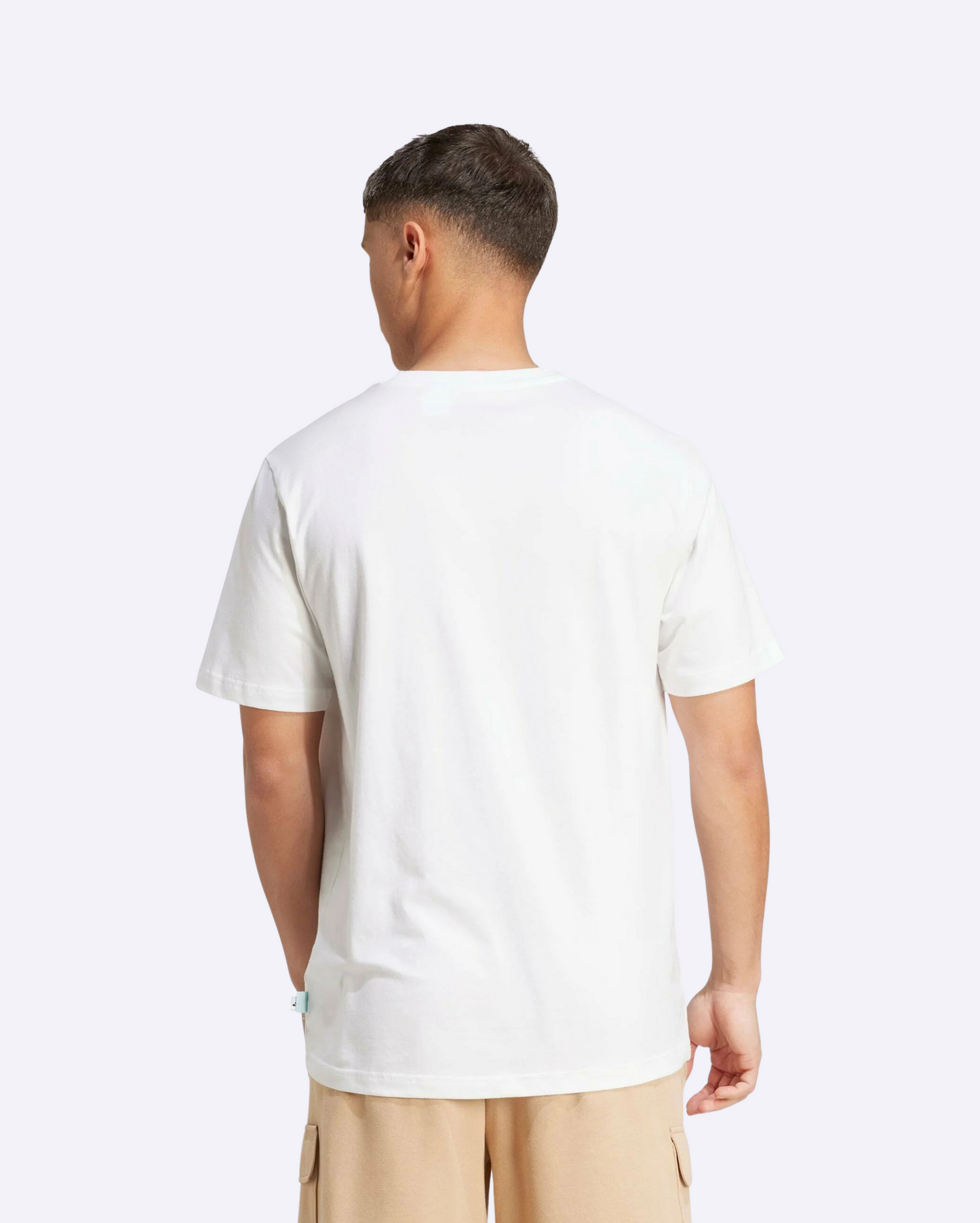 Dog Hoop Patch Graphic Tee White